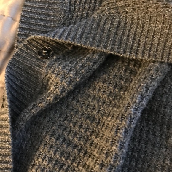 Gray Mod- O -Doc waffle weave poncho sweater s m l - Picture 6 of 6